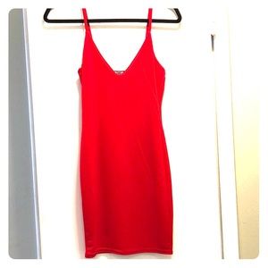 Nasty gal red bodycon dress